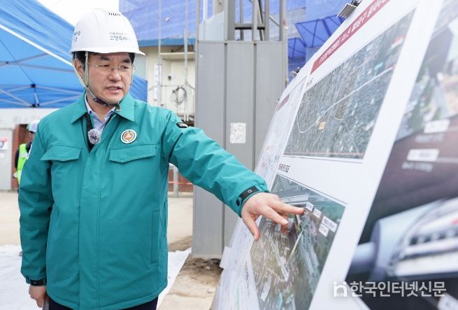 GTX-A 대곡역 공사현장을 방문한 이동환 고양특례시장