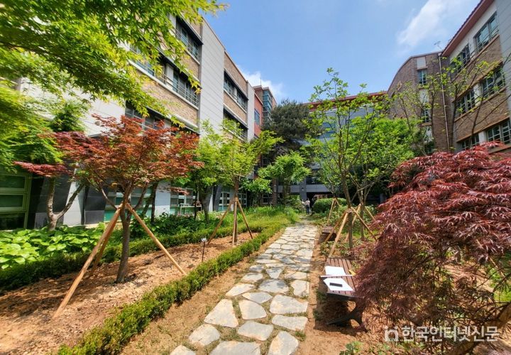 익산시 학교숲 조성, 학생과 주민에게 힐링공간 제공