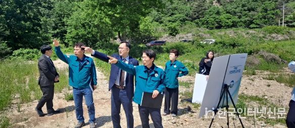 김철태 고창 부군수, ‘구름골 자연휴양림 및 산림레포츠파크’ 현장점검