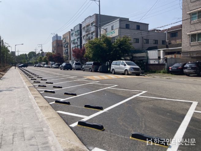 안산시, 본오동 고목로에 노상주차장 120면 조성 마쳐… 주차 불편 해소 주력