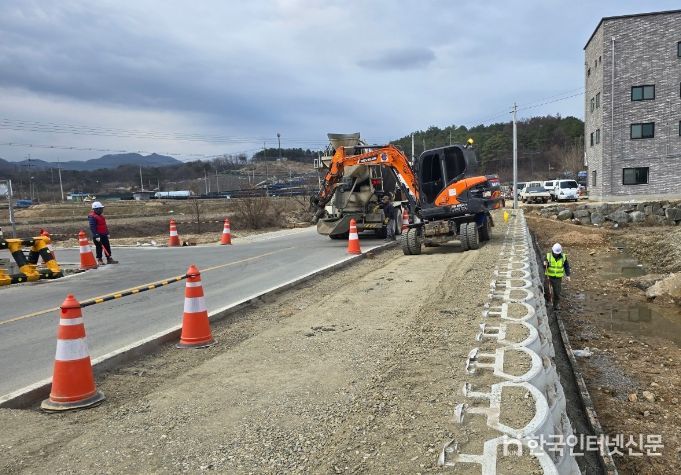 소규모 주민숙원사업 현장(덕상리 마을안길 정비사업)