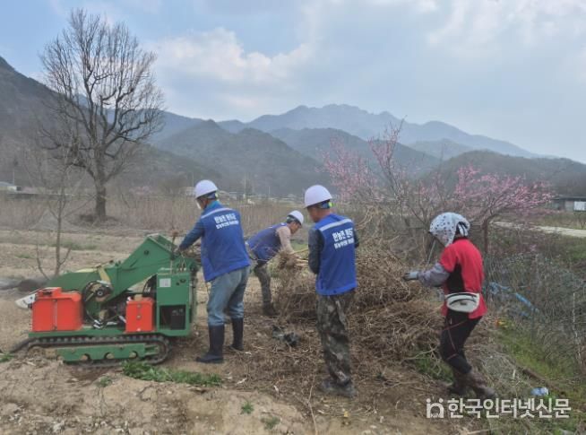 완주군, “영농부산물 무료로 파쇄해 드립니다”