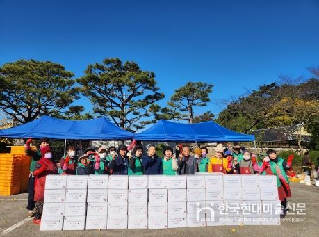 고창군 성내면 새마을지도자·부녀회, 사랑의 김장 나눔봉사