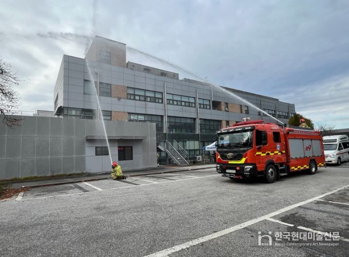 임실군 보건의료원, 화재 대비 소방 합동훈련