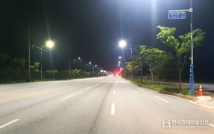 익산시, 제3산업단지와 영등동을 잇는 도로 더 밝아진다