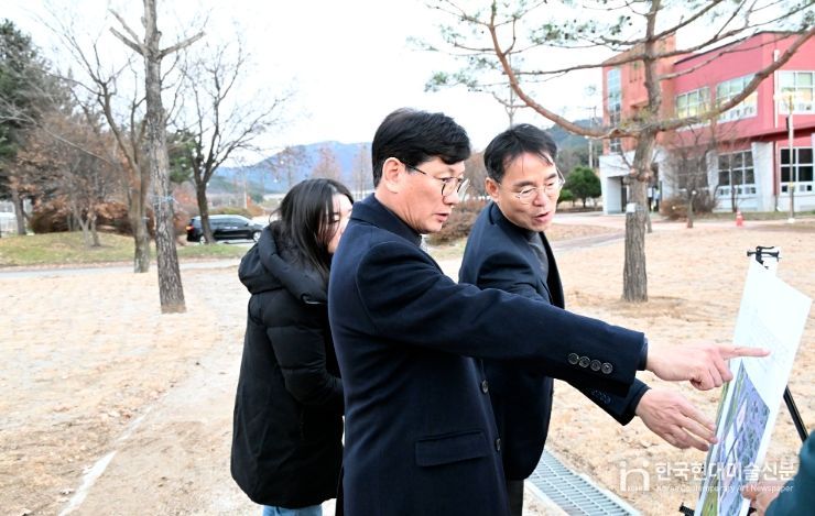 ‘장계 파크골프장 조성’ 현장 점검