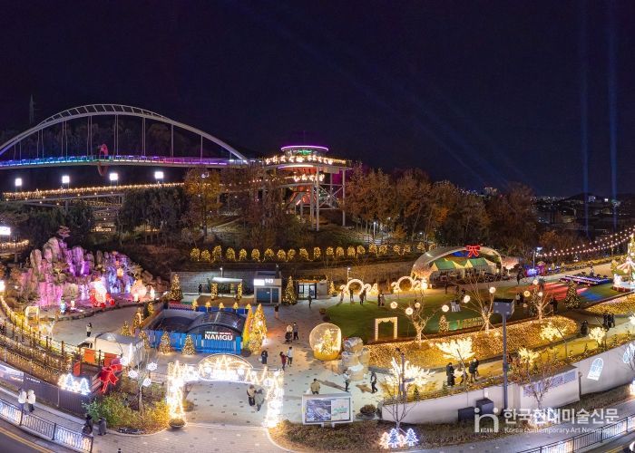 대구의 야경 명소‘2024 앞산 겨울정원’ 90일간의 대장정 성료 !