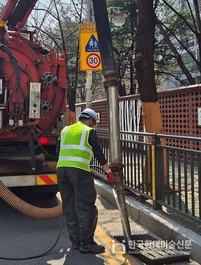 미추홀구, 집중호우 대비 하수시설 정비 나서…오는 7월까지 준설 완료