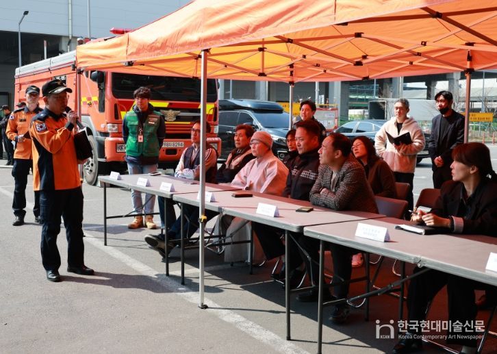 수막설비 현지적응훈련 실시