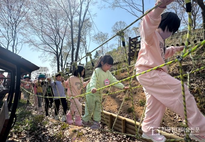 귀래정 유아숲 체험원’산림교육 진행