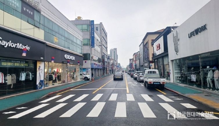 덜컹덜컹 노후 도로, 안전한 도로로 탈바꿈(남문로 재포장 후)