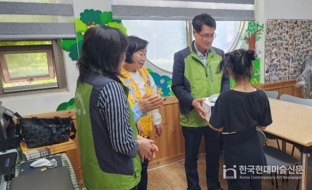 고창군 상하면 어린이날 맞이, 케이크 전달