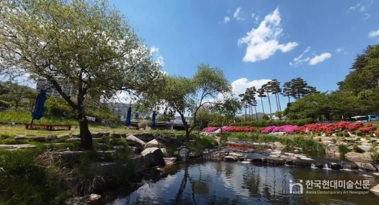 좌광천 지방정원 전경