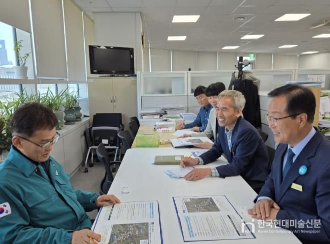 유군수세종청사방문국가예산활동