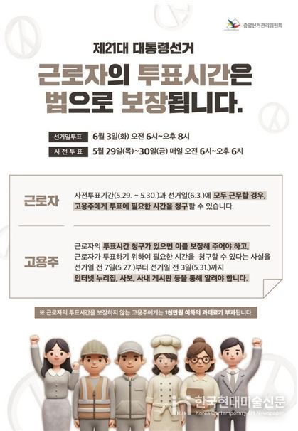 근로자의 투표시간 보장