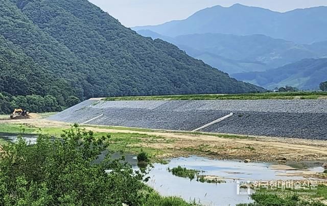 음성천 지방하천 재해복구사업 현장사진