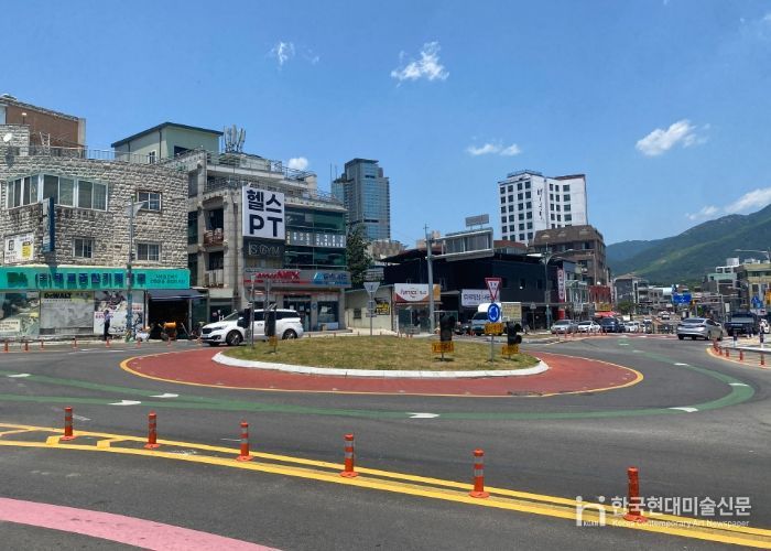 회전교차로 전경