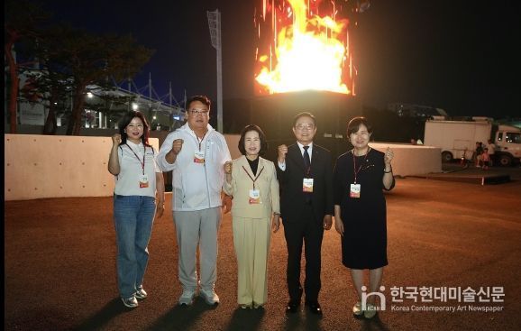 김행금 천안시의회 의장, 김석필 천안시장 권한대생 부시장, 김곡미 충남콘텐츠진흥원장