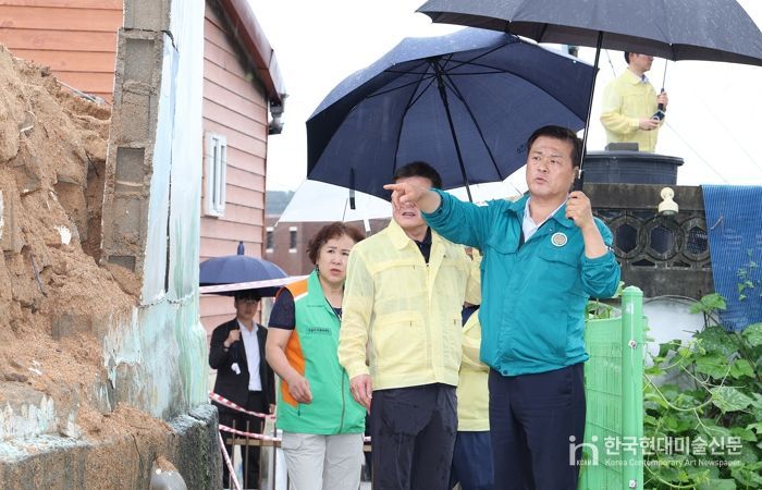 이학수 정읍시장, 집중호우 피해 현장 점검…“주민 안전 최우선으로 복구 총력”