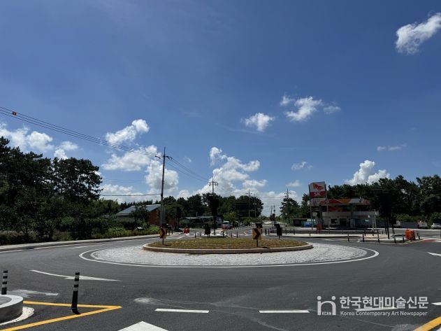 김제시, 회전교차로 읍면동 확대 ! 만경삼거리 회전교차로 준공