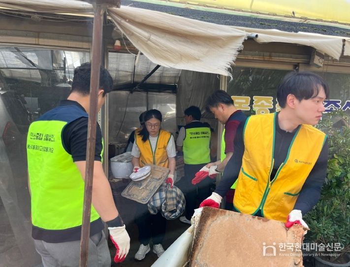 침수 피해 지역 신속 복구 지원