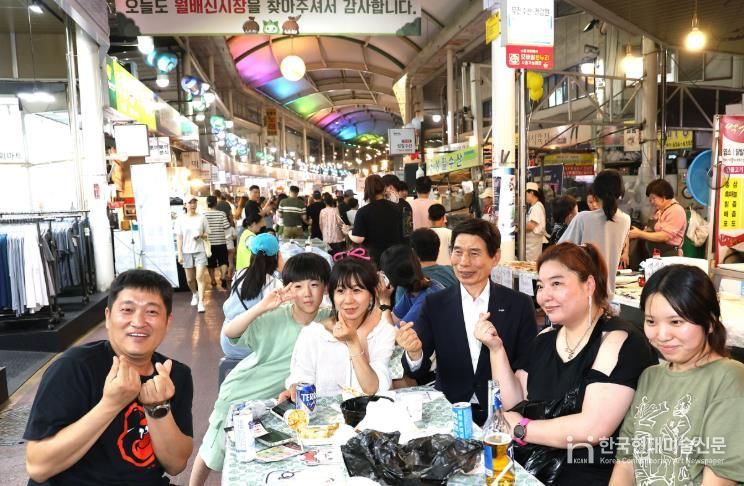 지난 7월 야시장 행사 사진