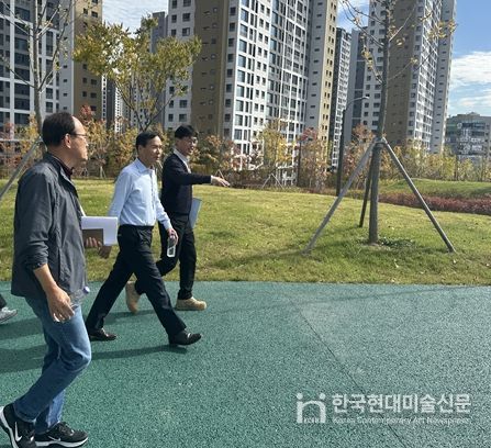 황효진 부시장, 공원현황 점검하고 시민과 현장 소통