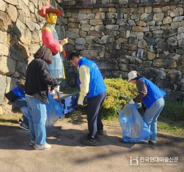 주민자치위, 고창모양성제 대비 환경정화