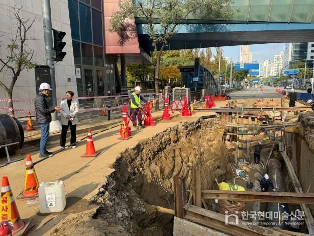 군포시 산본, 당정동 일대 열난방 공급 중단…경기도의회 성복임 의원 현장 점검