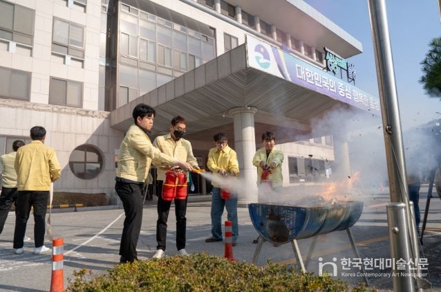 음성군, 음성소방서와 합동소방훈련 실시