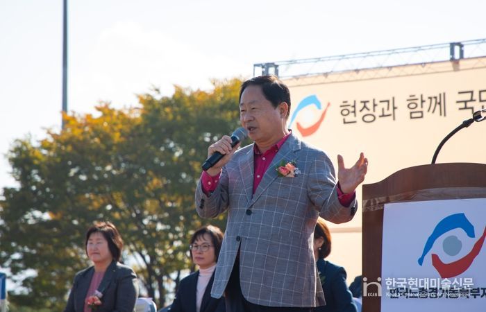 주광덕 남양주시장, 한국노총 노사정 한마음 대축제서 노동관계자들과 소통의 시간 가져