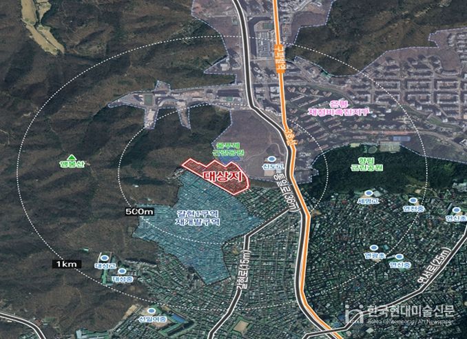 위치도(성북구 성북동 226-103번지 일대)