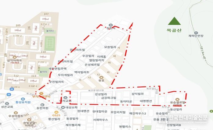 2025년 제5차 주택재개발 후보지 선정구역(금천구 시흥4동 1 일대)