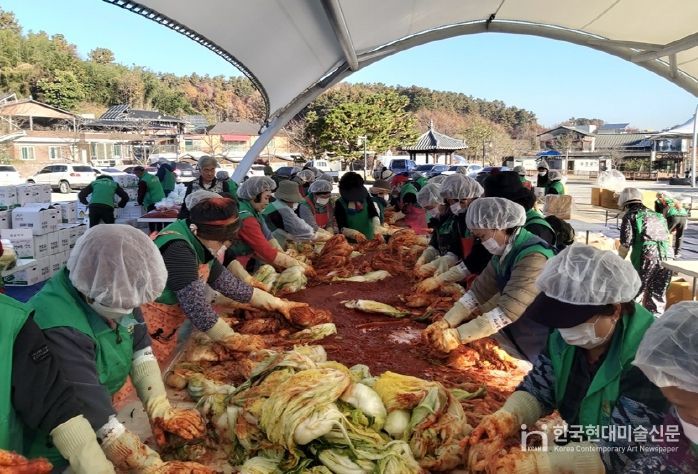 따뜻한 마음!! 새마을운동진안군지회, 사랑의 김장나누기 행사