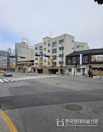 신호 체계로 전환된 춘천미술관 사거리