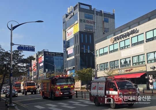 서산소방서, 소방차 퍼레이드로 화재예방 분위기 확산