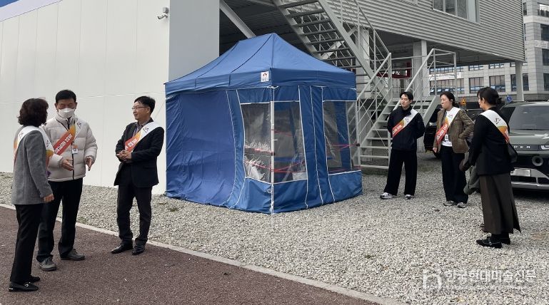 서산시, 예천동 일원 신규 분양 아파트 불법 중개행위 합동 단속