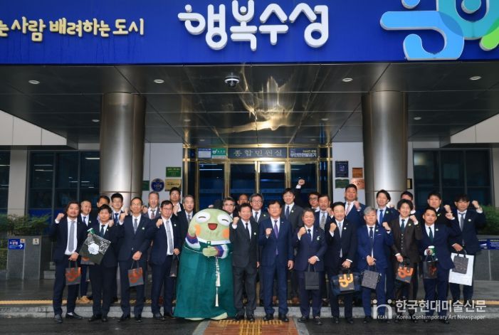 일본 오사카부 이즈미사노시 기업인 대표단,수성구 방문해 한일 기업 교류 협력