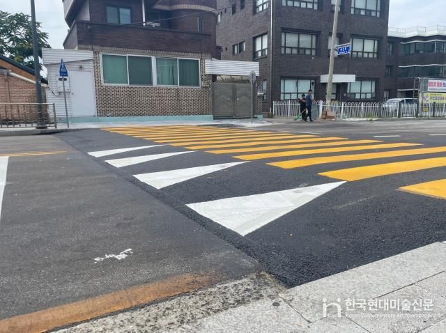 고원식 횡단보도 설치(원주초)