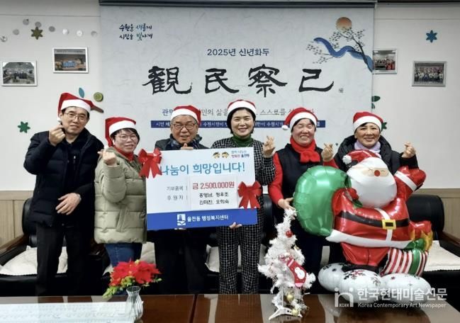 수원시 장안구 율천동 지역사회보장협의체 위원, 지역사회 위한 250만원 기부