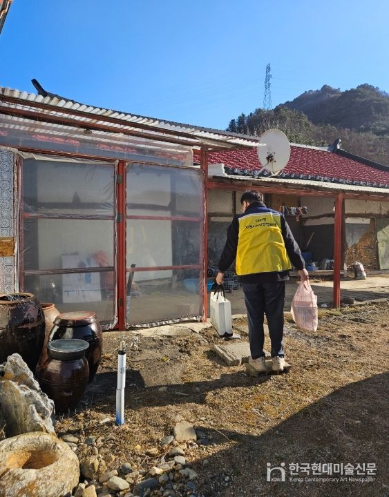 위기가구에 반찬 도시락 전달 및 겨울철 주택 점검