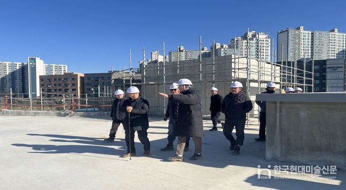 여주도시공사, 오학동 문화복지센터 건립공사 현장 동절기 대비 화재예방 및 안전관리 점검 실시