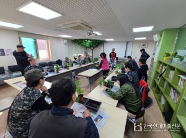 서울강북지역자활센터 디딤돌사업단의 프로그램이 진행되고 있다