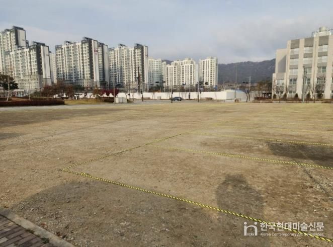 내포신도시 협약주차장 조성 현장