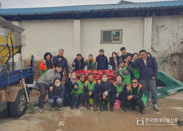 남양주시 진건퇴계원행정복지센터, 민관 협력으로 설해 대비를 위한 추가 모래주머니 긴급 제작