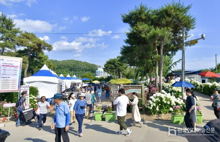 생활인구 자료사진__공주 유구색동수국정원 꽃 축제