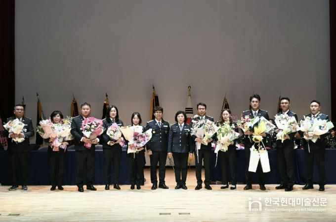 예산군자율방범연합대 지대장 합동 이·취임식 모습