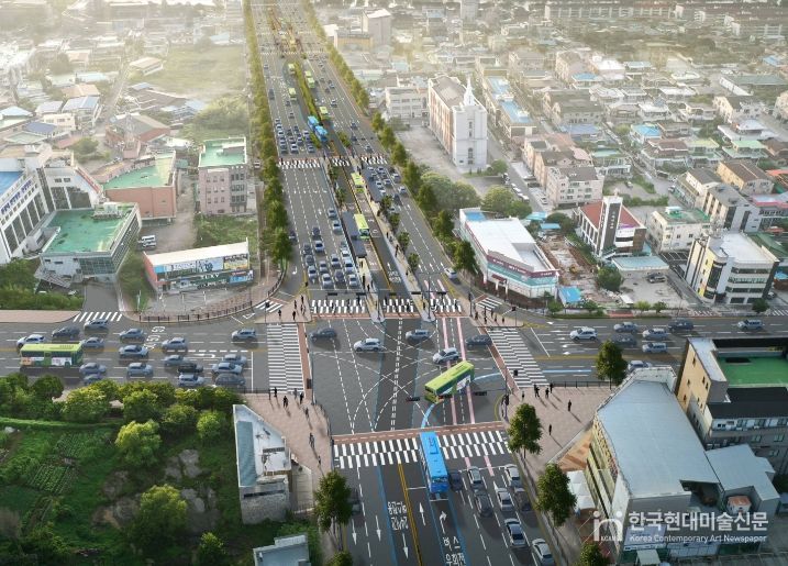 전주 대중교통 혁신 이끌 기린대로 BRT 연내 개통 (가련광장 교차로)