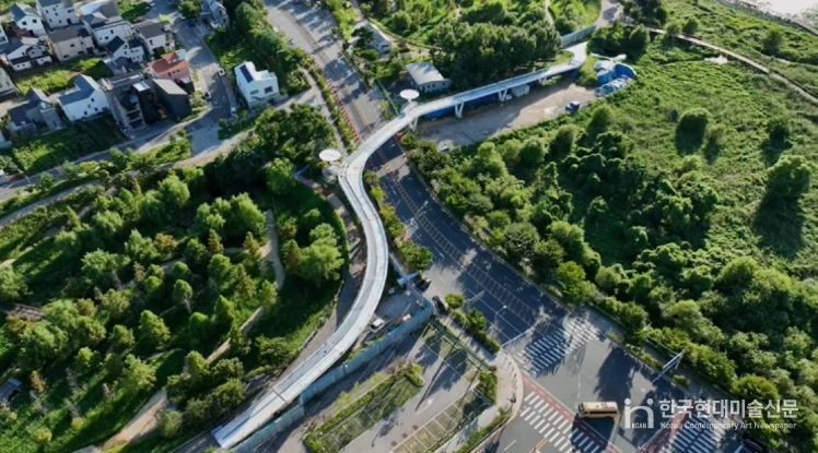 만성지구~기지제 잇는 보행육교 ‘임시 개통’