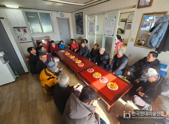 정재택 고창 아산면장, 마을좌담회 소규모 민원 해결나선다